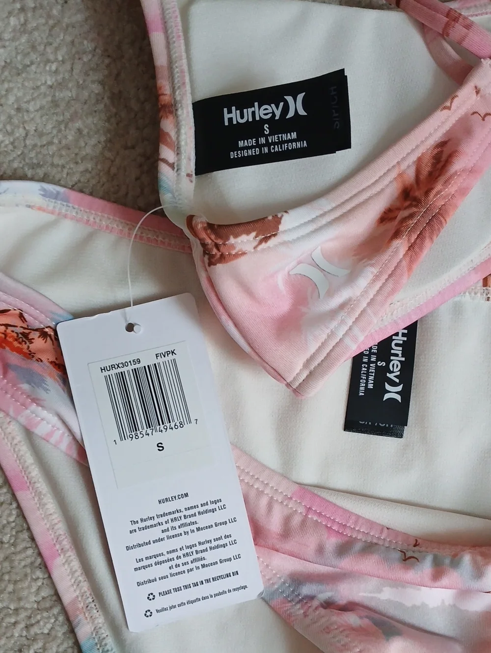 Hurley Bikini Set Scenic Sunset